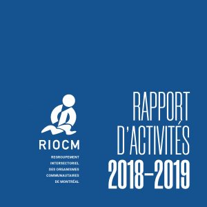 couverture du rapport d'activités 2018-2019
